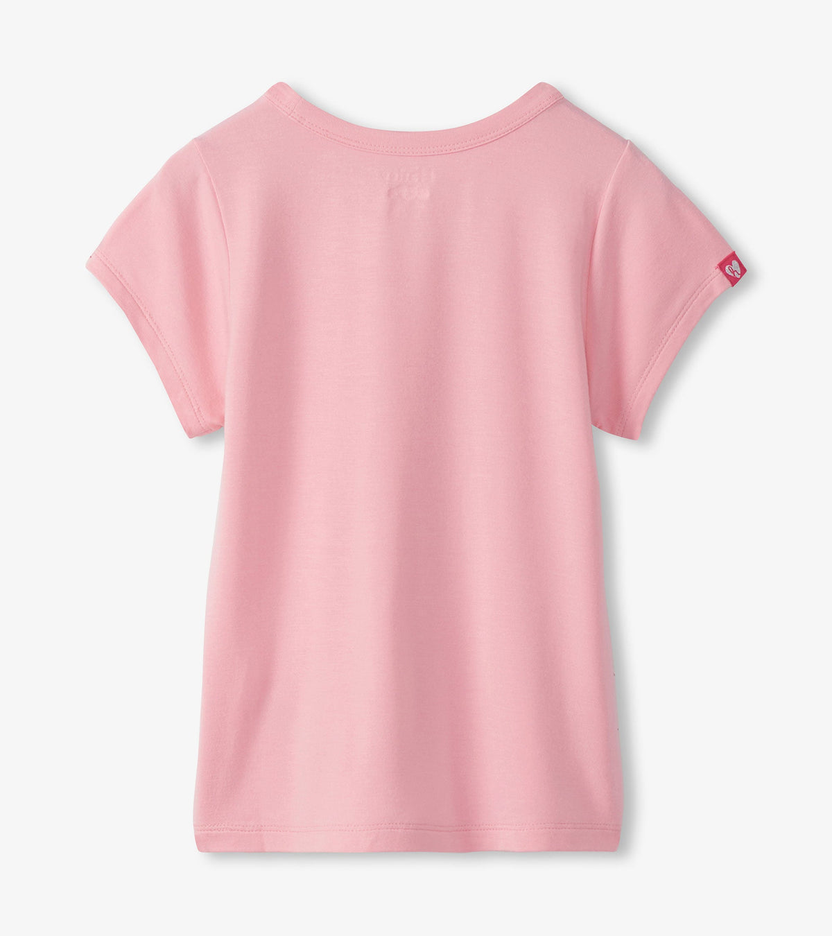 Girls Candy Pink Pocket T-Shirt - Hatley Girls