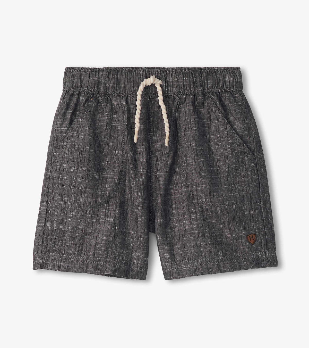 Boys Dark Grey Woven Shorts - Hatley Boys