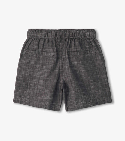 Boys Dark Grey Woven Shorts - Hatley Boys