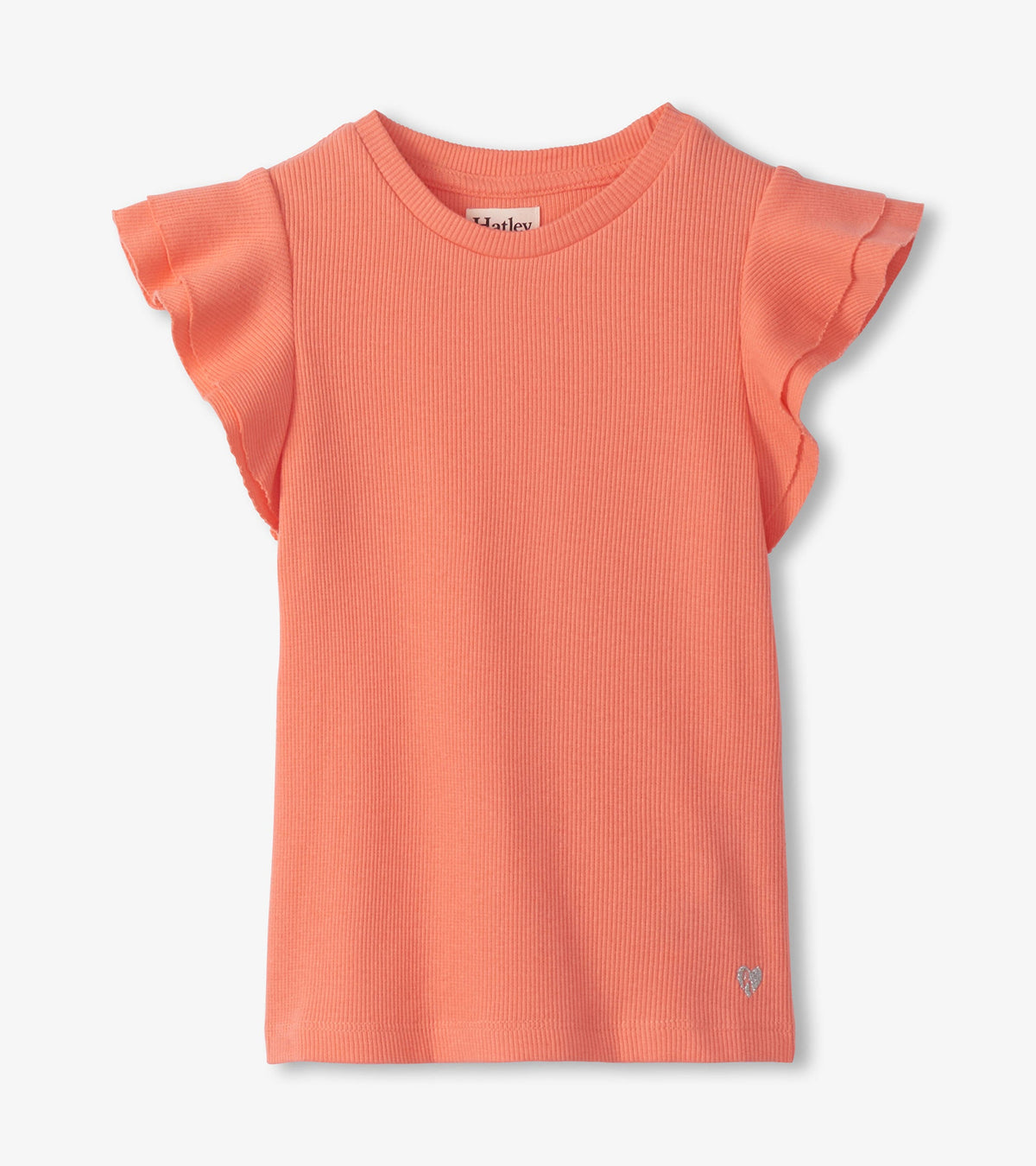 Girls Coral Fusion Ruffle Sleeve Tank - Hatley Girls
