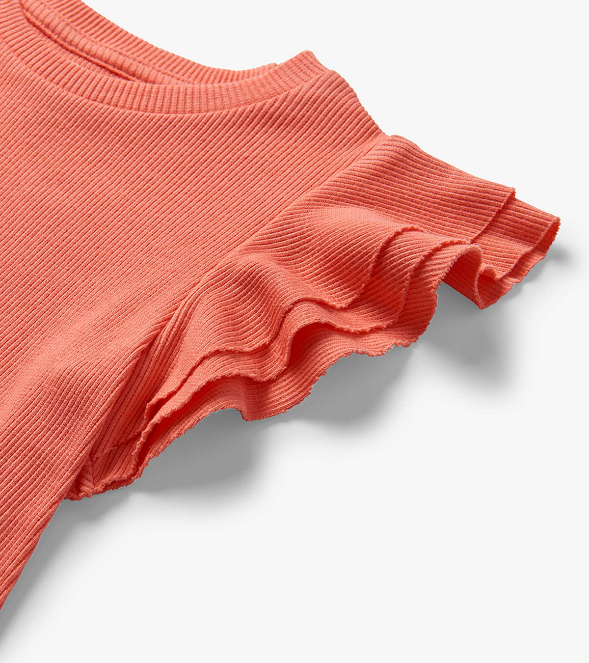 Girls Coral Fusion Ruffle Sleeve Tank - Hatley Girls
