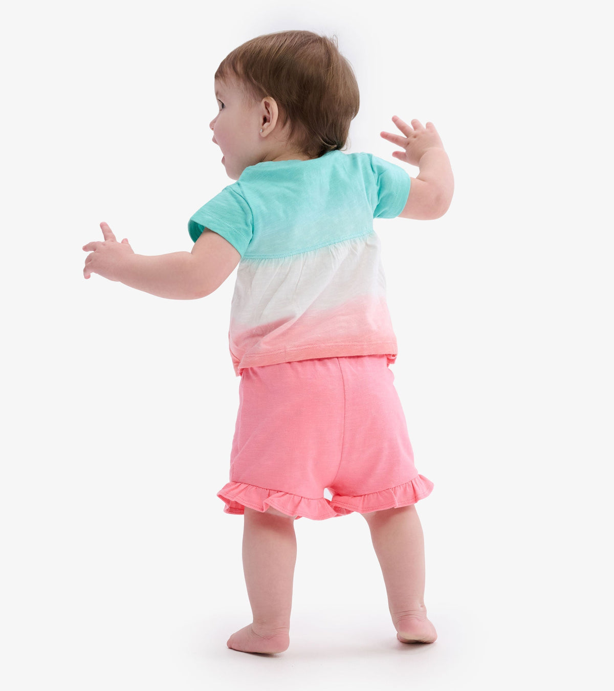 Baby & Toddler Girls Pink Ruffle Shorts - Hatley Baby & Toddler