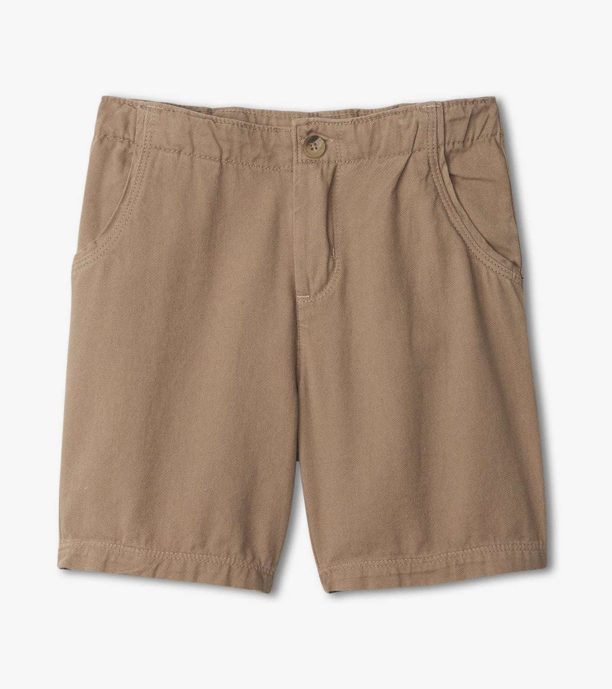 Boys Khaki Twill Shorts - Hatley Boys