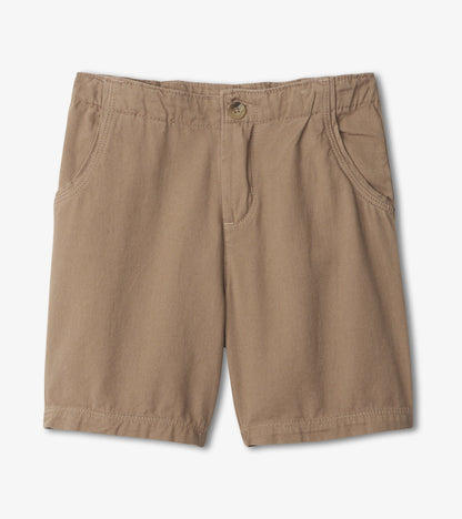 Boys Khaki Twill Shorts - Hatley Boys