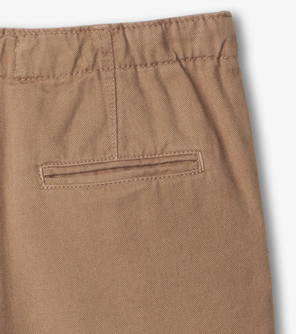 Boys Khaki Twill Shorts - Hatley Boys