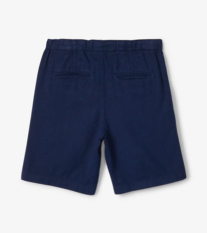 Boys Navy Twill Shorts - Hatley Boys