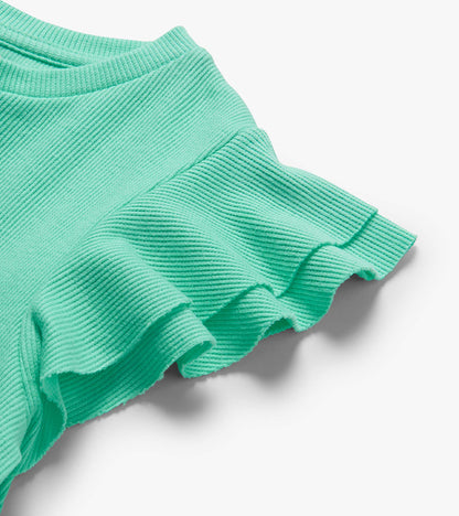 Girls Opal Ruffle Sleeve Tank - Hatley Girls