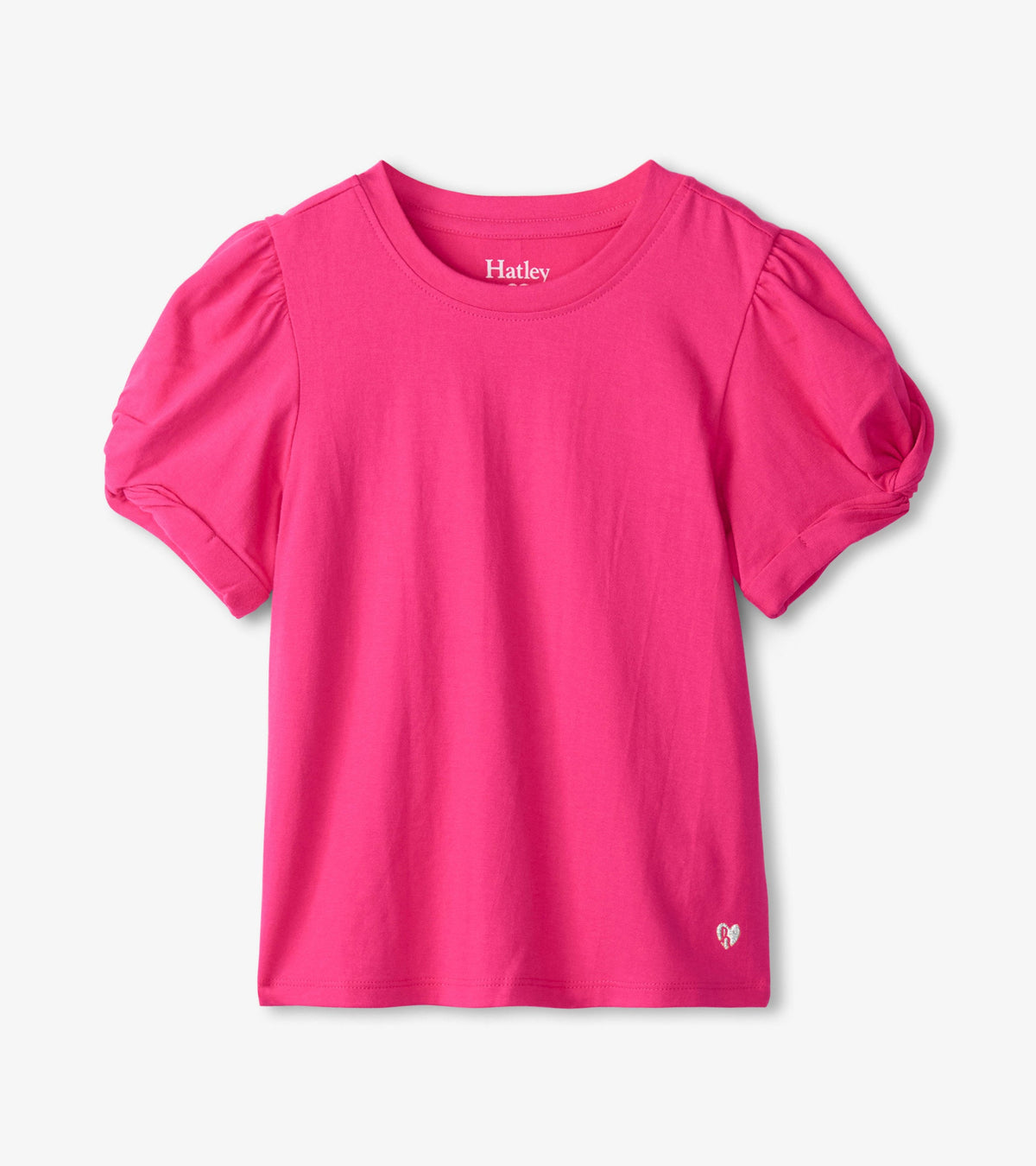 Girls Pink Twisted Sleeve Tee - Hatley Girls