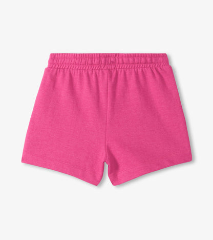 Girls Raspberry Rose Easy Basic Shorts - Hatley Girls