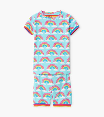Magical Rainbows Organic Cotton Short Pajama Set - Hatley Girls