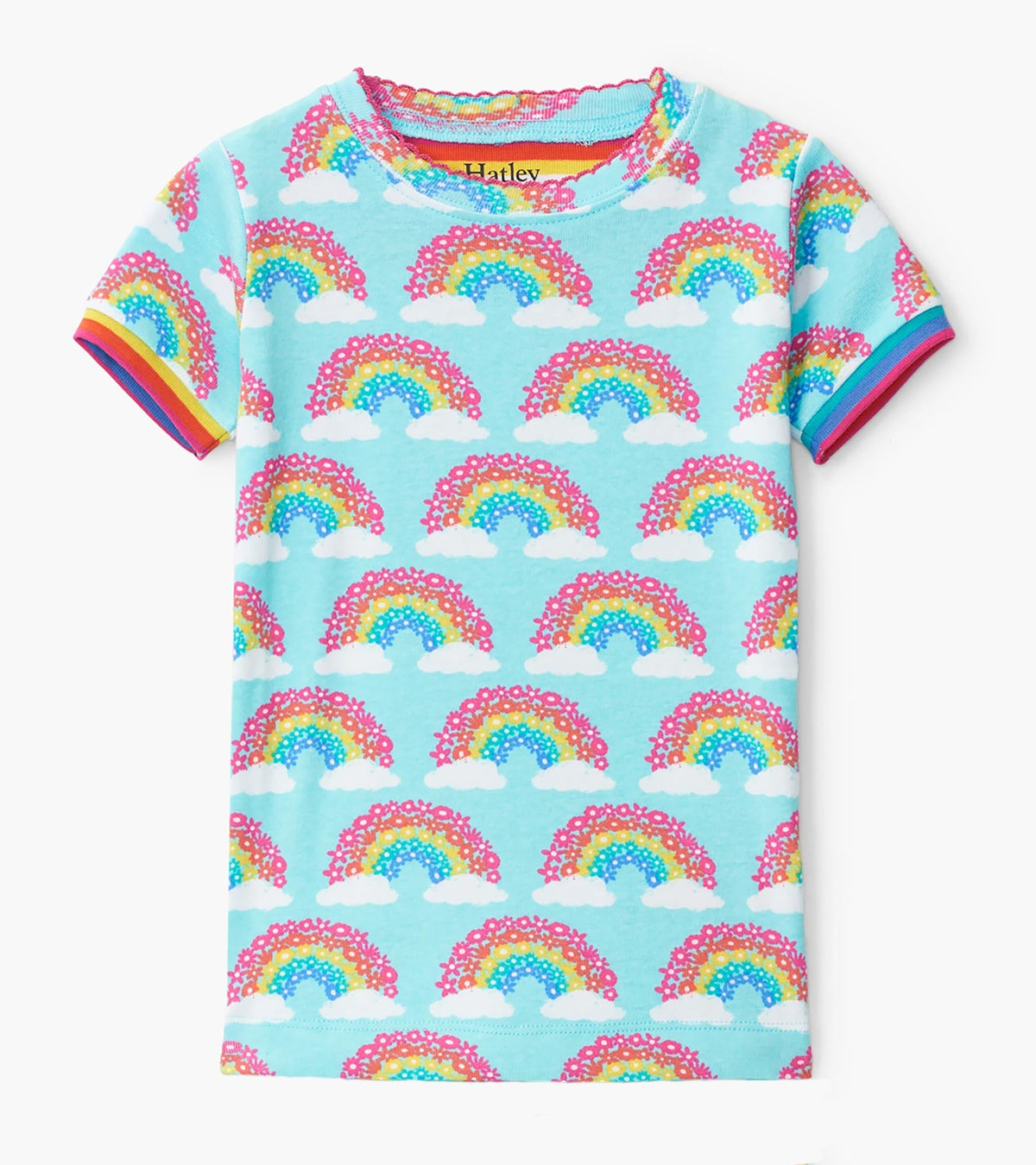 Magical Rainbows Organic Cotton Short Pajama Set - Hatley Girls