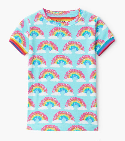 Magical Rainbows Organic Cotton Short Pajama Set - Hatley Girls