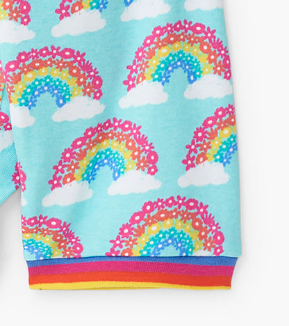 Magical Rainbows Organic Cotton Short Pajama Set - Hatley Girls
