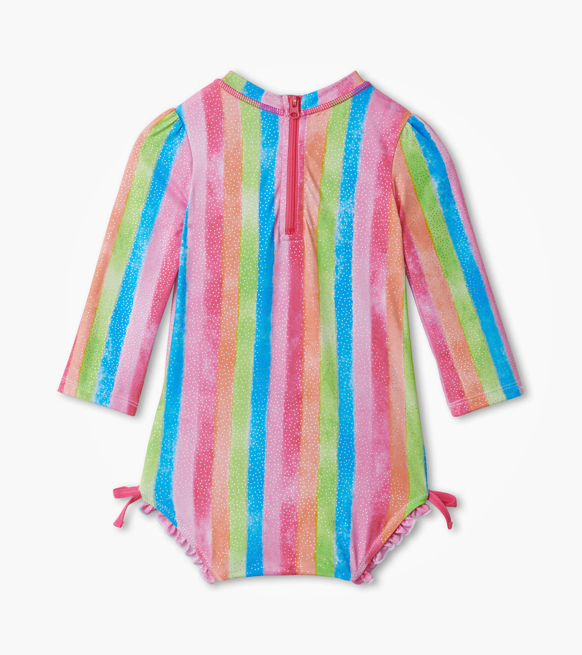 Baby Girls Rainbow Stripes Rashguard Swimsuit - Hatley Baby & Toddler