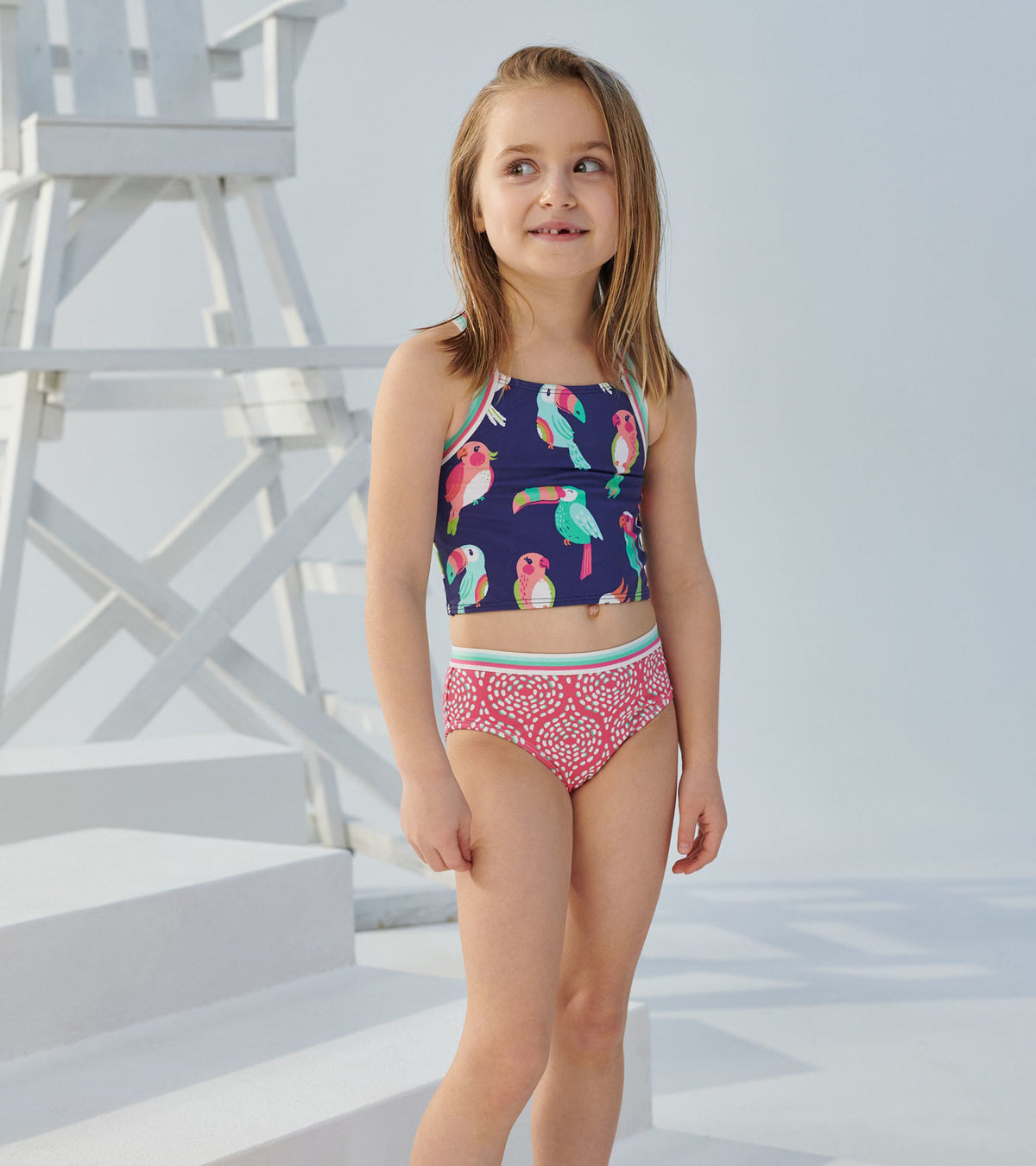 Tropical Birds Tankini Set - Hatley Girls