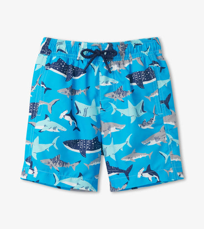 Deep Sea Sharks Swim Trunks - Hatley Boys