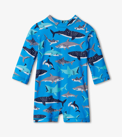 Baby Boys Shark School One-Piece Rashguard - Hatley Baby & Toddler