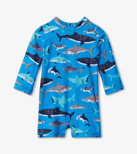 Baby Boys Shark School One-Piece Rashguard - Hatley Baby & Toddler