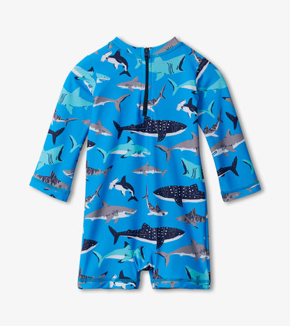 Baby Boys Shark School One-Piece Rashguard - Hatley Baby & Toddler