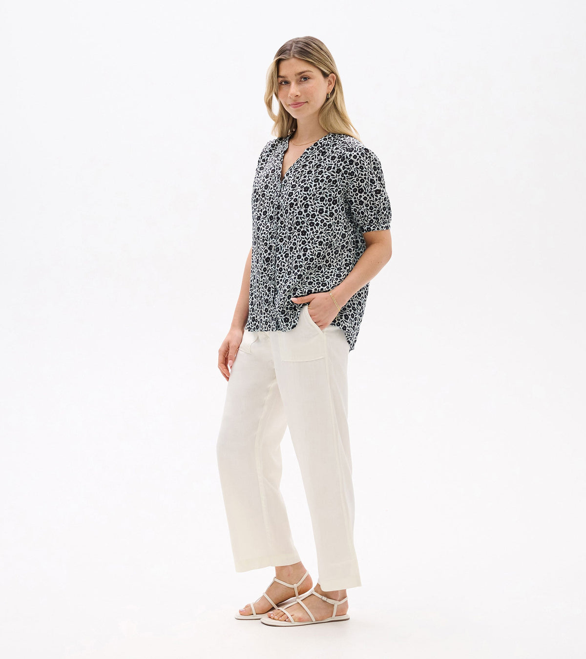 Ivy Blouse - Mini Fresh Flowers - Hatley Women