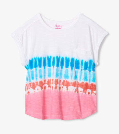 Rainbow Tie Dye Relaxed Tee - Hatley Girls