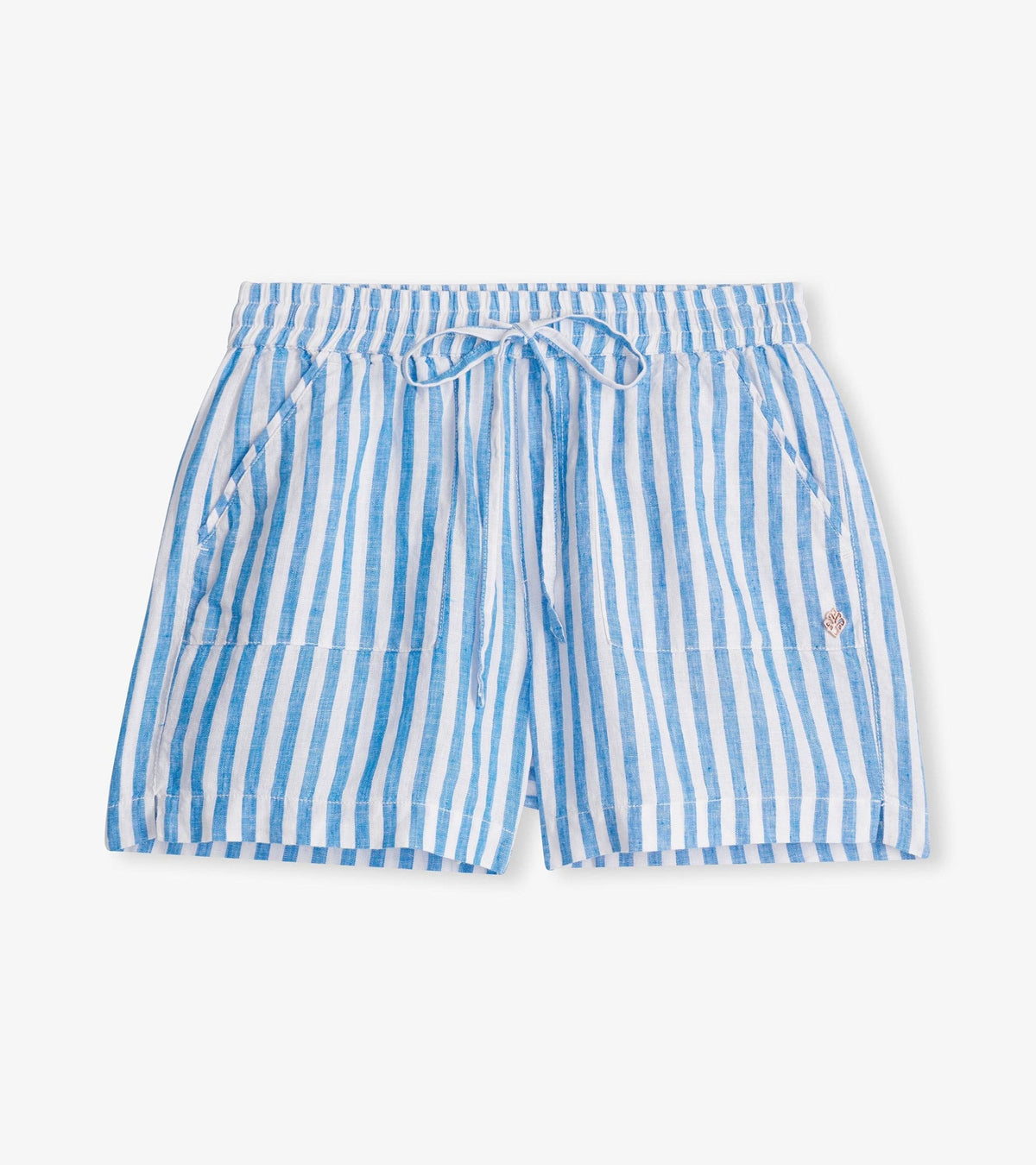 Everywhere Shorts - French Blue Stripes - Hatley Women
