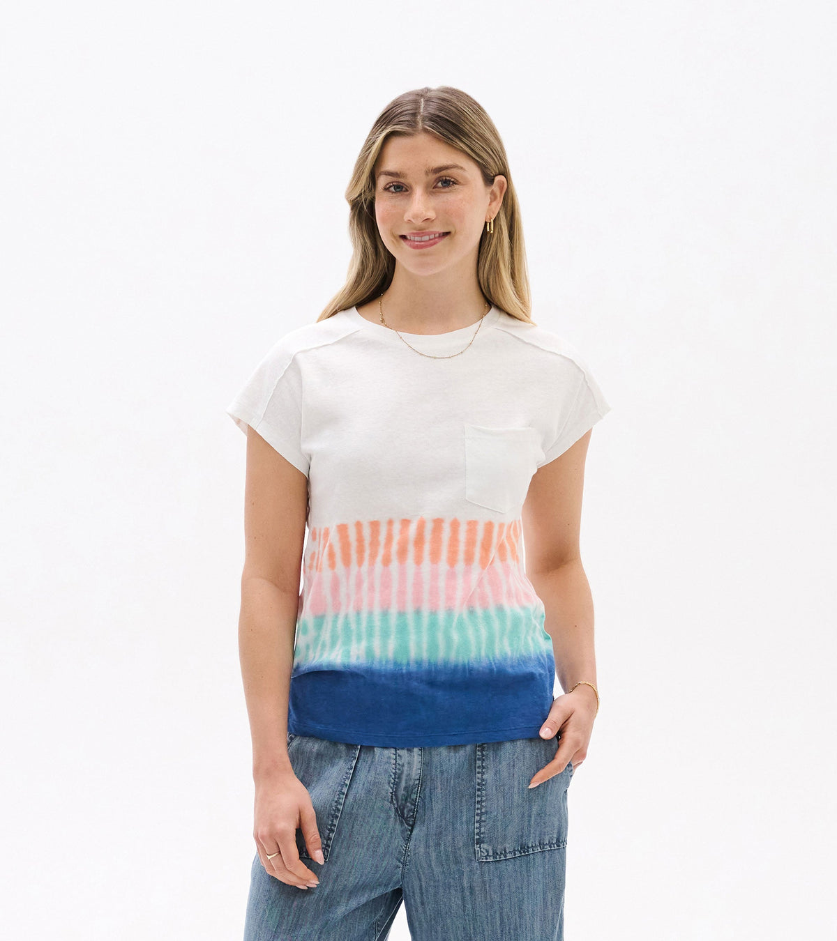 Slouchy Pocket Tee - Vintage Beach - Hatley Women