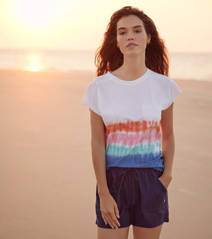 Slouchy Pocket Tee - Vintage Beach - Hatley Women