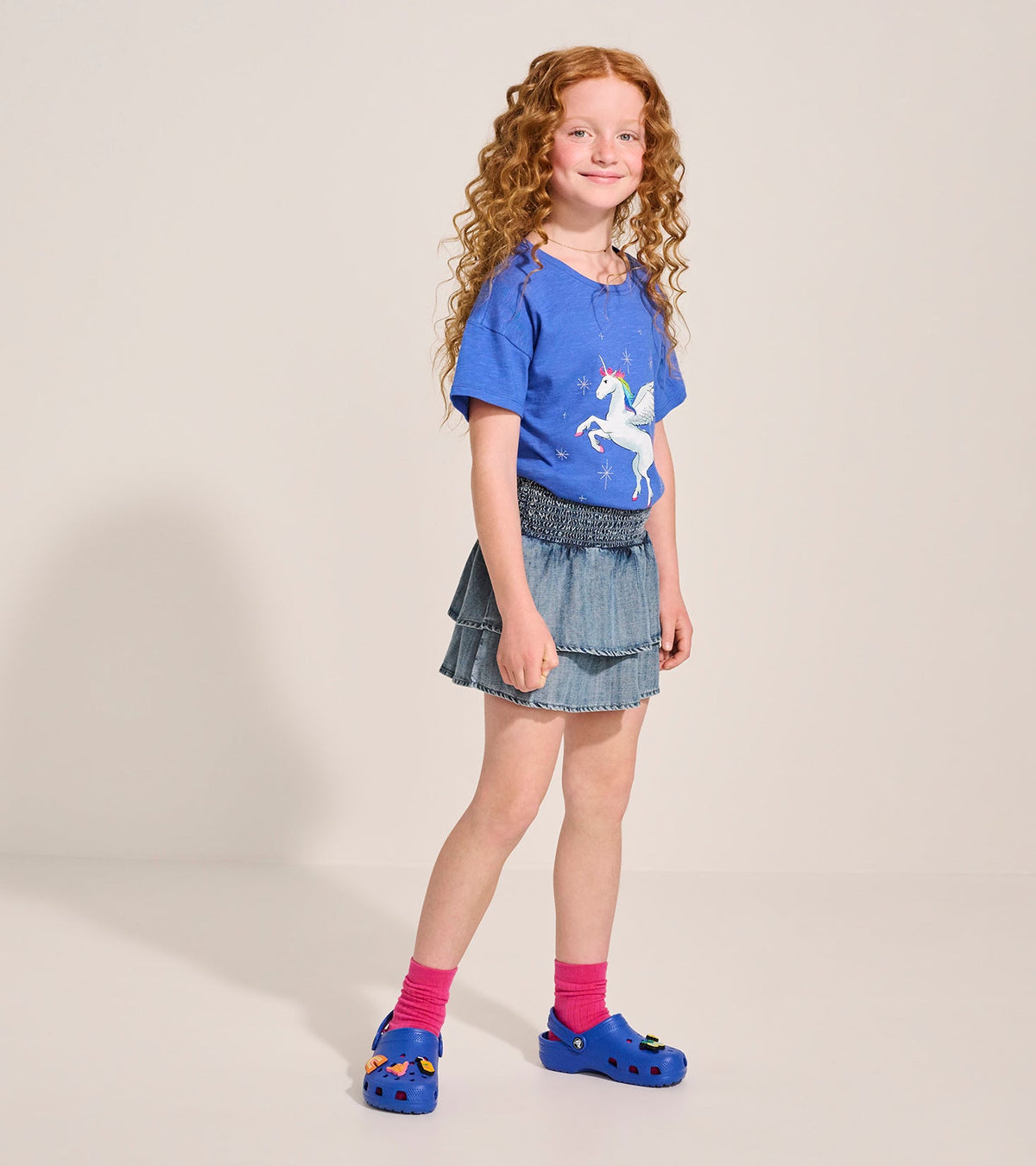 Girls Tencel Smocked Skirt - Hatley Girls