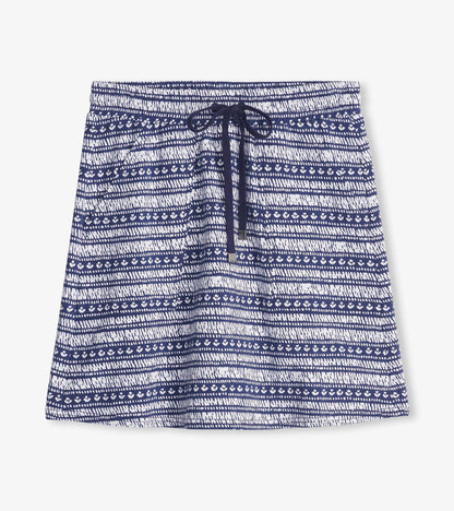 Christine Skirt - Blue Brush Stripes - Hatley Women