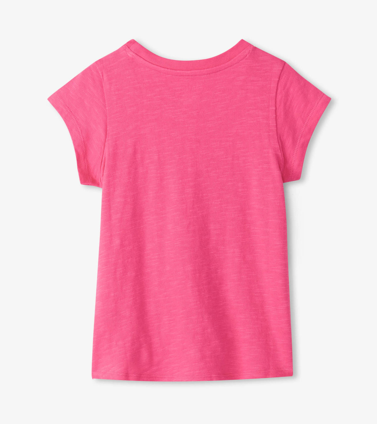 Girls Chiffon Heart Tie Front T-Shirt - Hatley Girls