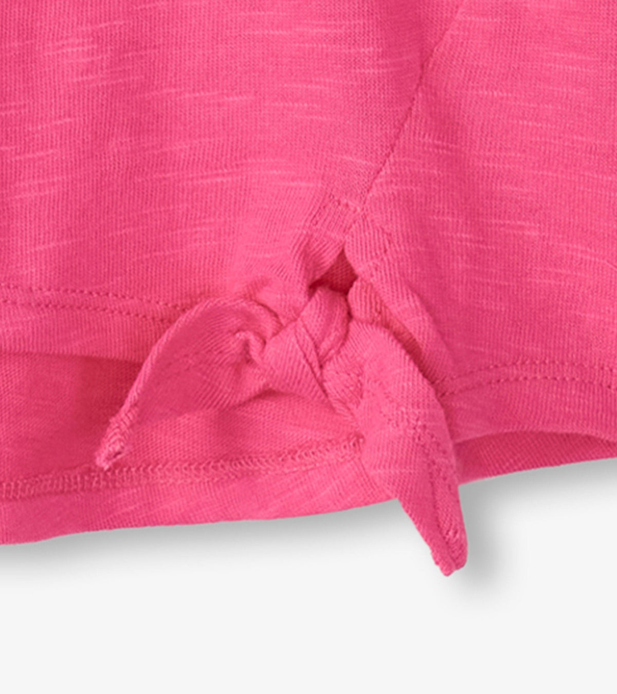 Girls Chiffon Heart Tie Front T-Shirt - Hatley Girls