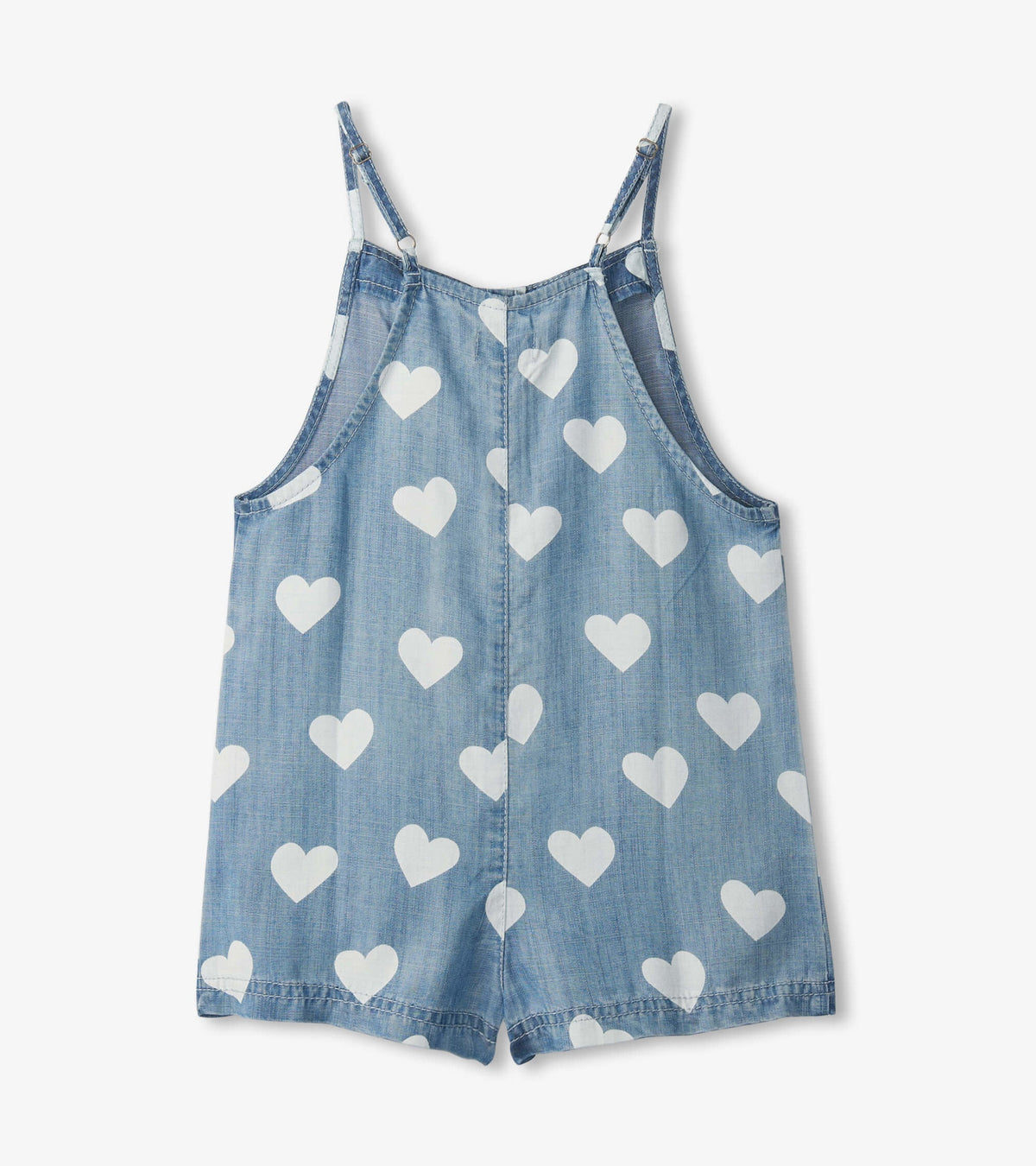 Girls Hearts Slouchy Overalls - Hatley Girls