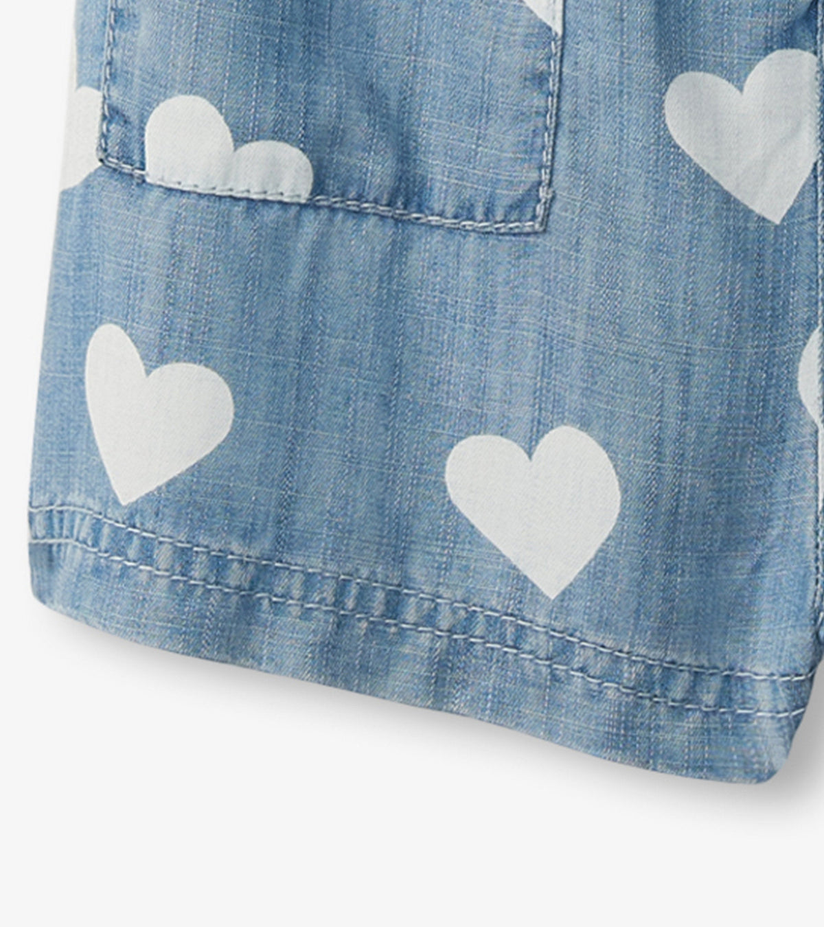 Girls Hearts Slouchy Overalls - Hatley Girls