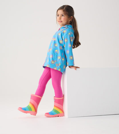 Girls Sunrays Zip-Up Rain Jacket - Hatley Girls