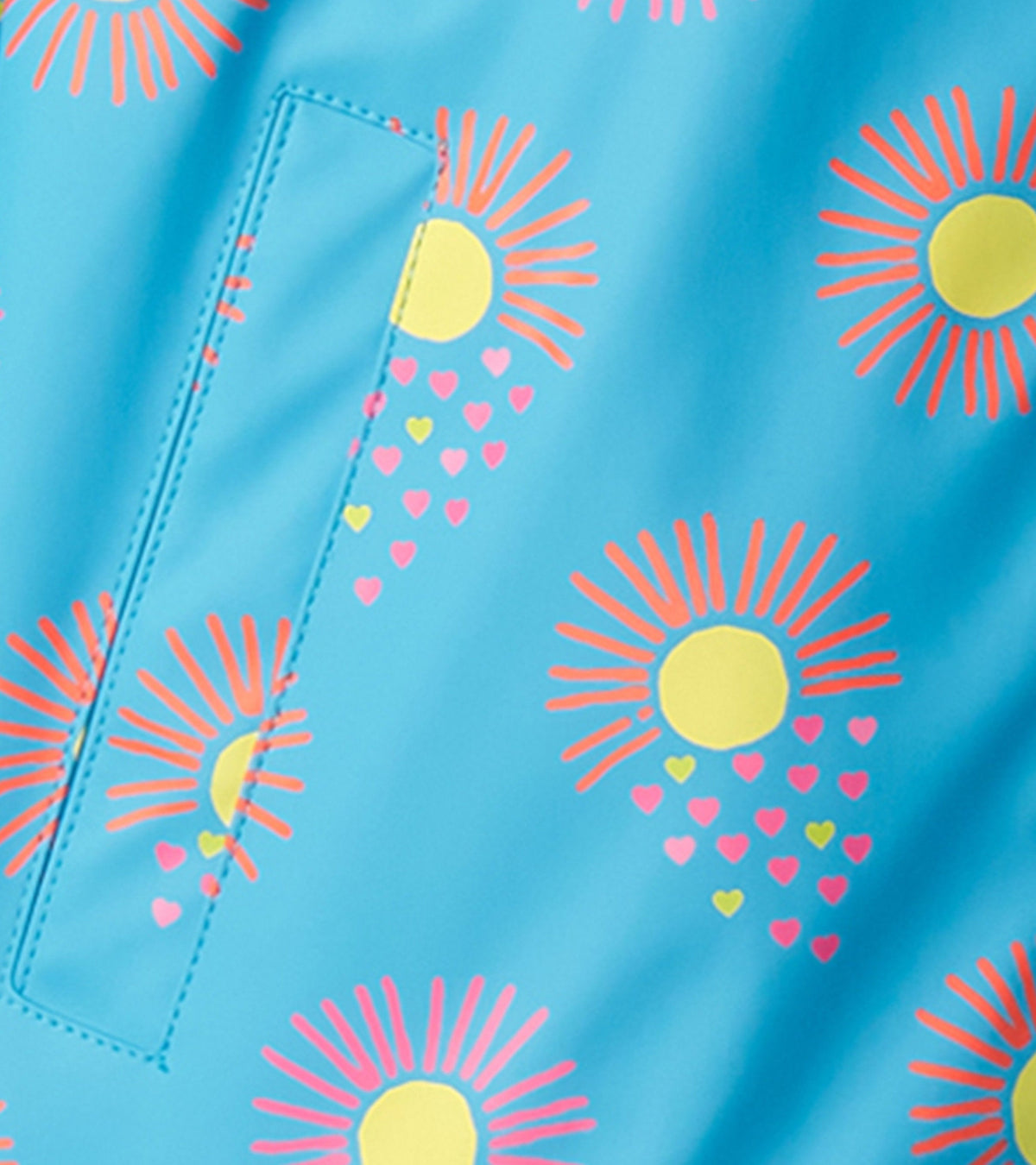 Girls Sunrays Zip-Up Rain Jacket - Hatley Girls