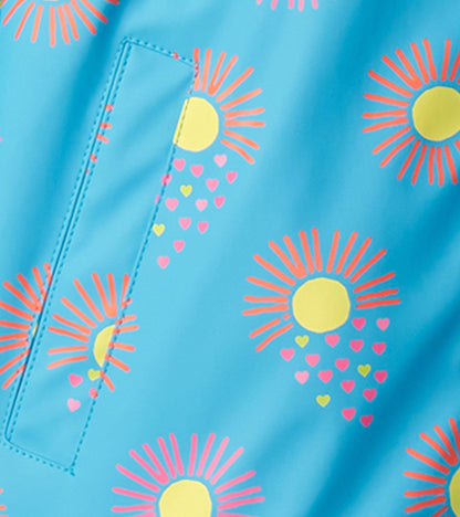 Girls Sunrays Zip-Up Rain Jacket - Hatley Girls
