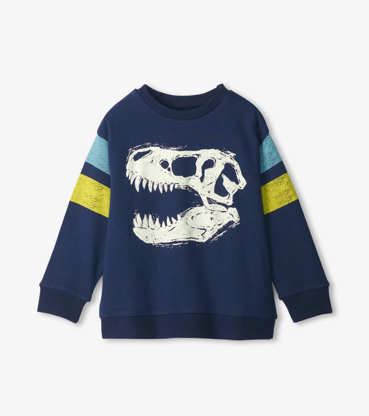 Boys Dino Glow Pullover Sweatshirt - Hatley Boys