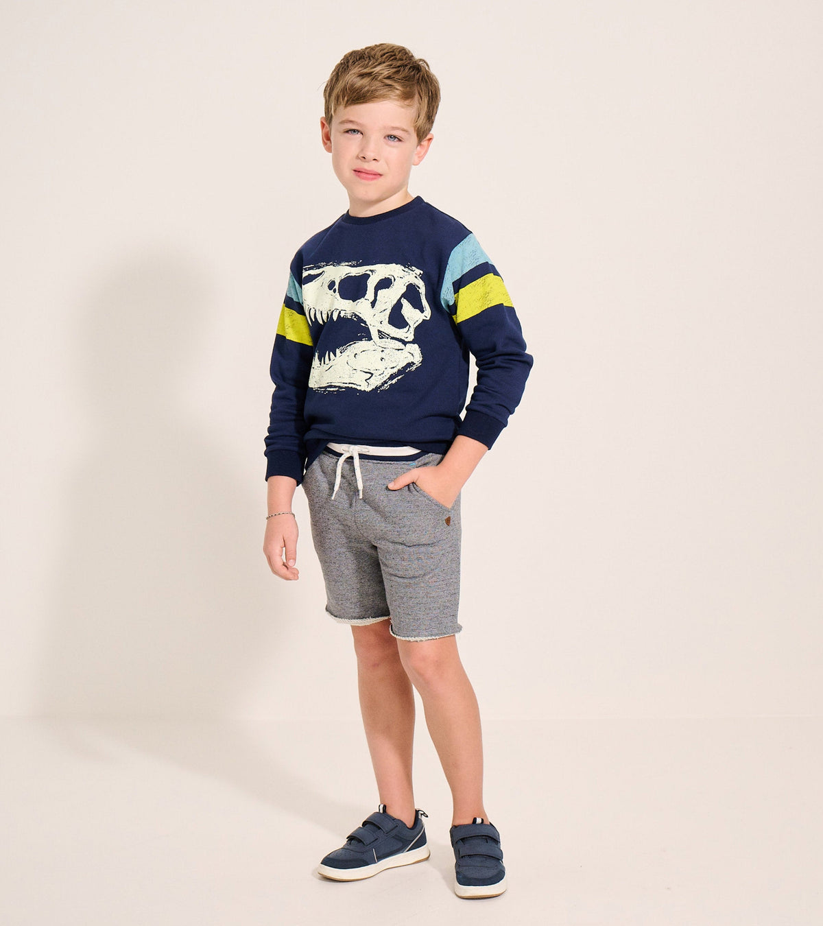 Boys Dino Glow Pullover Sweatshirt - Hatley Boys