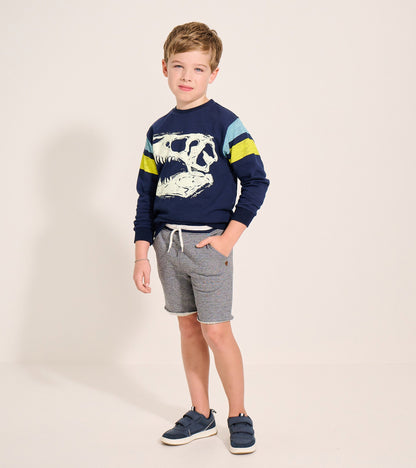 Boys Dino Glow Pullover Sweatshirt - Hatley Boys