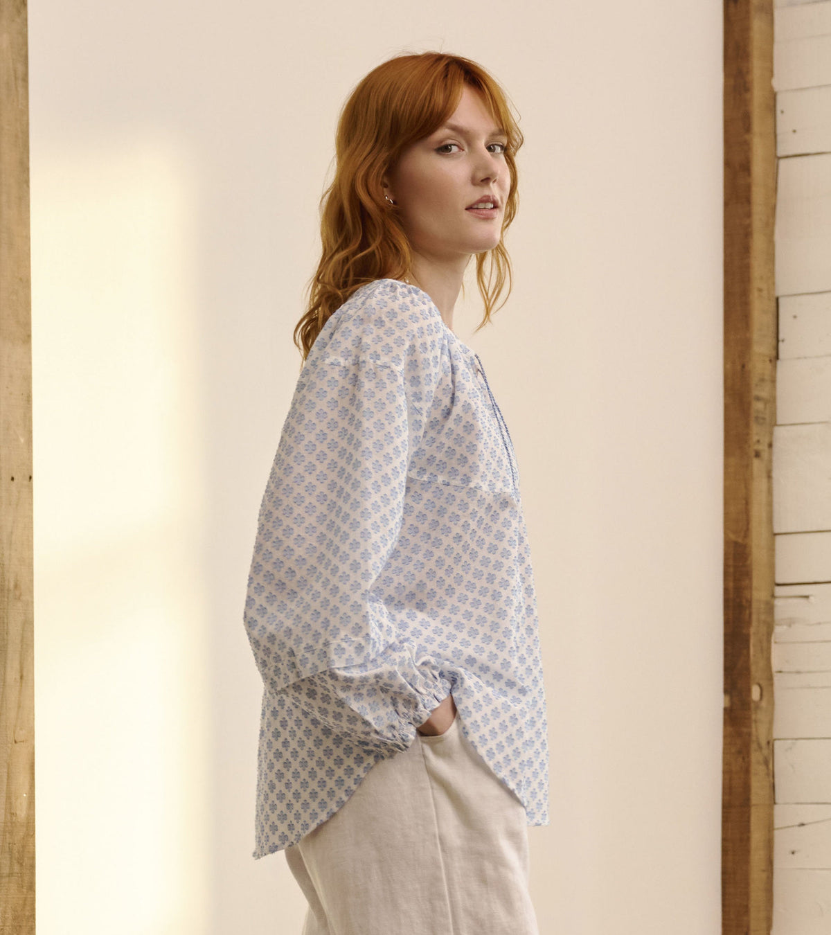 Naomi Blouse - Petal Palace - Hatley Women