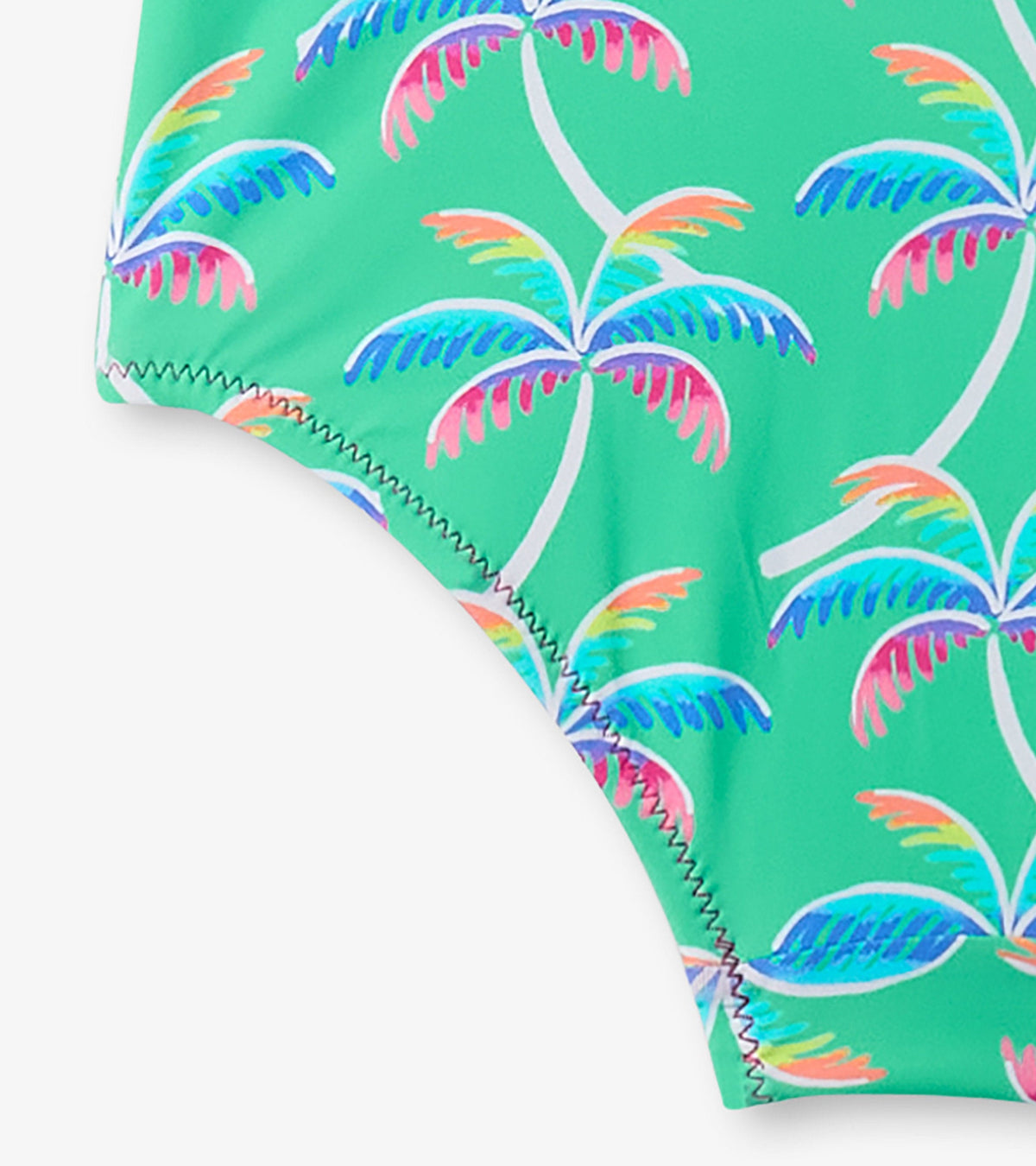 Girls Rainbow Palm Shoulder Shoulder Bow Swimsuit - Hatley Girls
