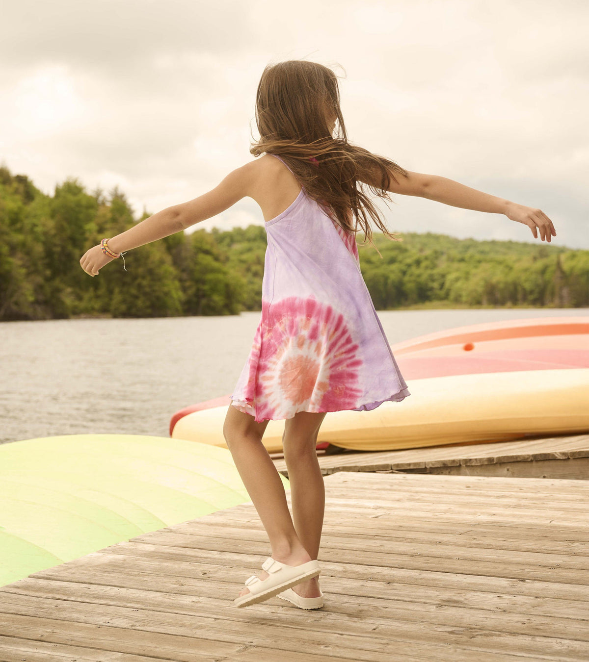 Girls Summer Sea Trapeze Dress - Hatley Girls