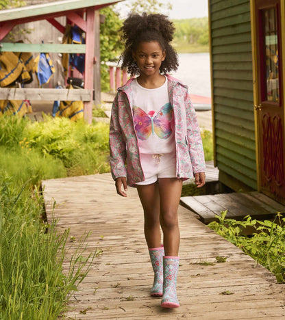 Girls Painted Butterfly Relaxed T-Shirt - Hatley Girls