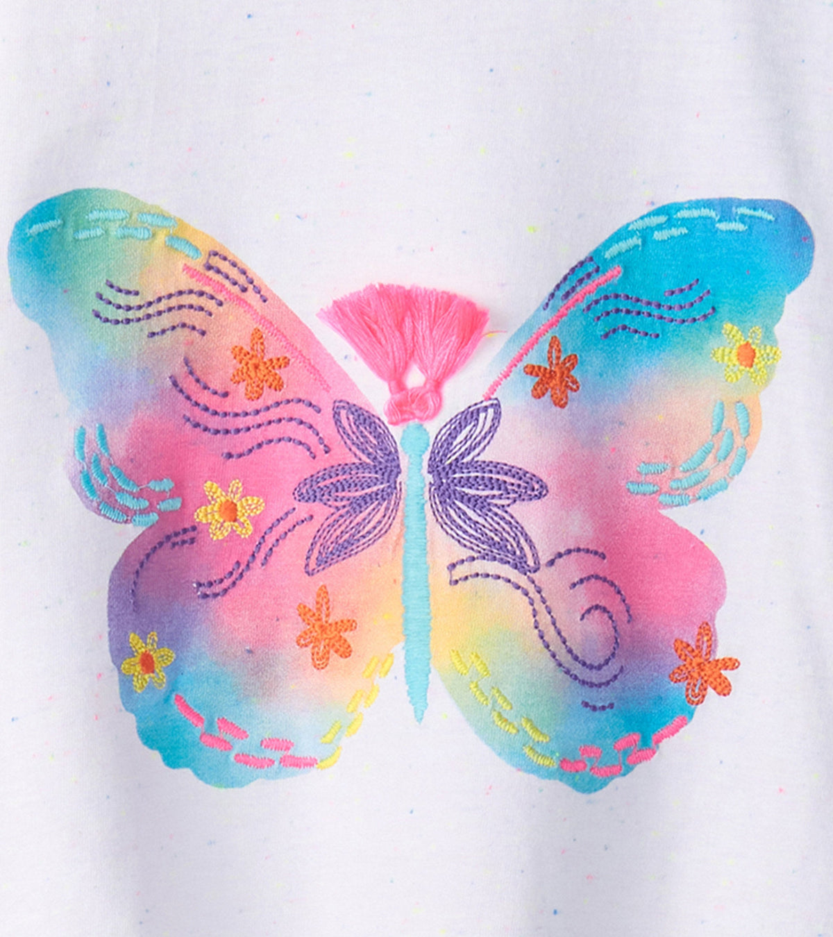 Girls Painted Butterfly Relaxed T-Shirt - Hatley Girls
