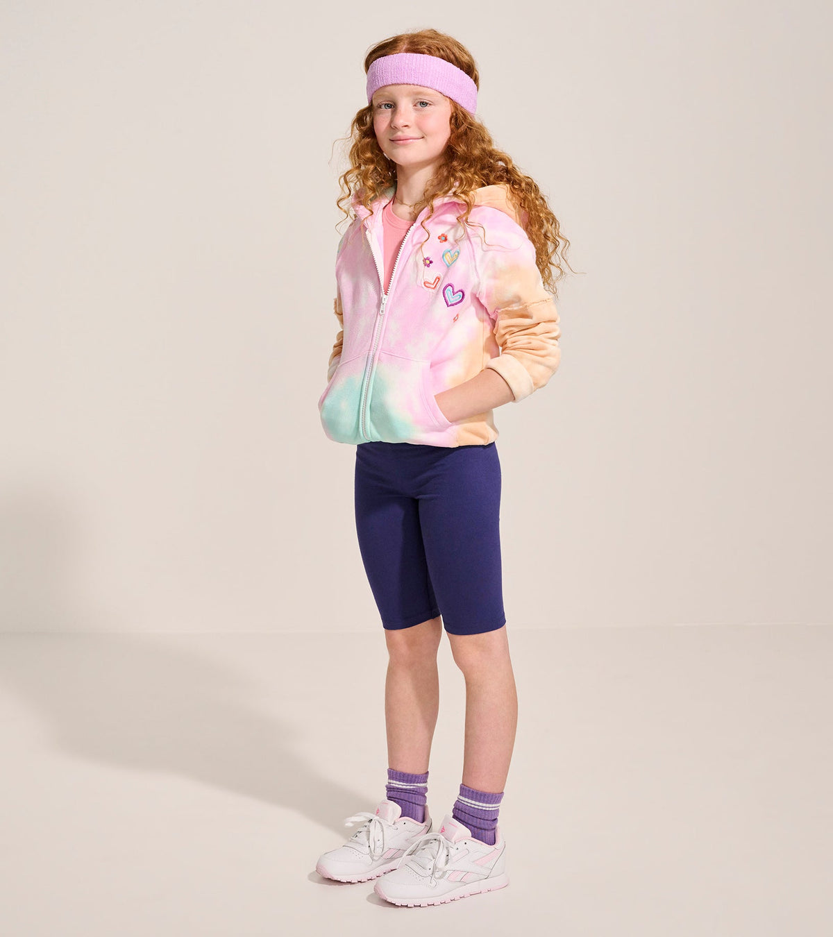 Girls Summer Waves Tie Dye Hoodie - Hatley Girls