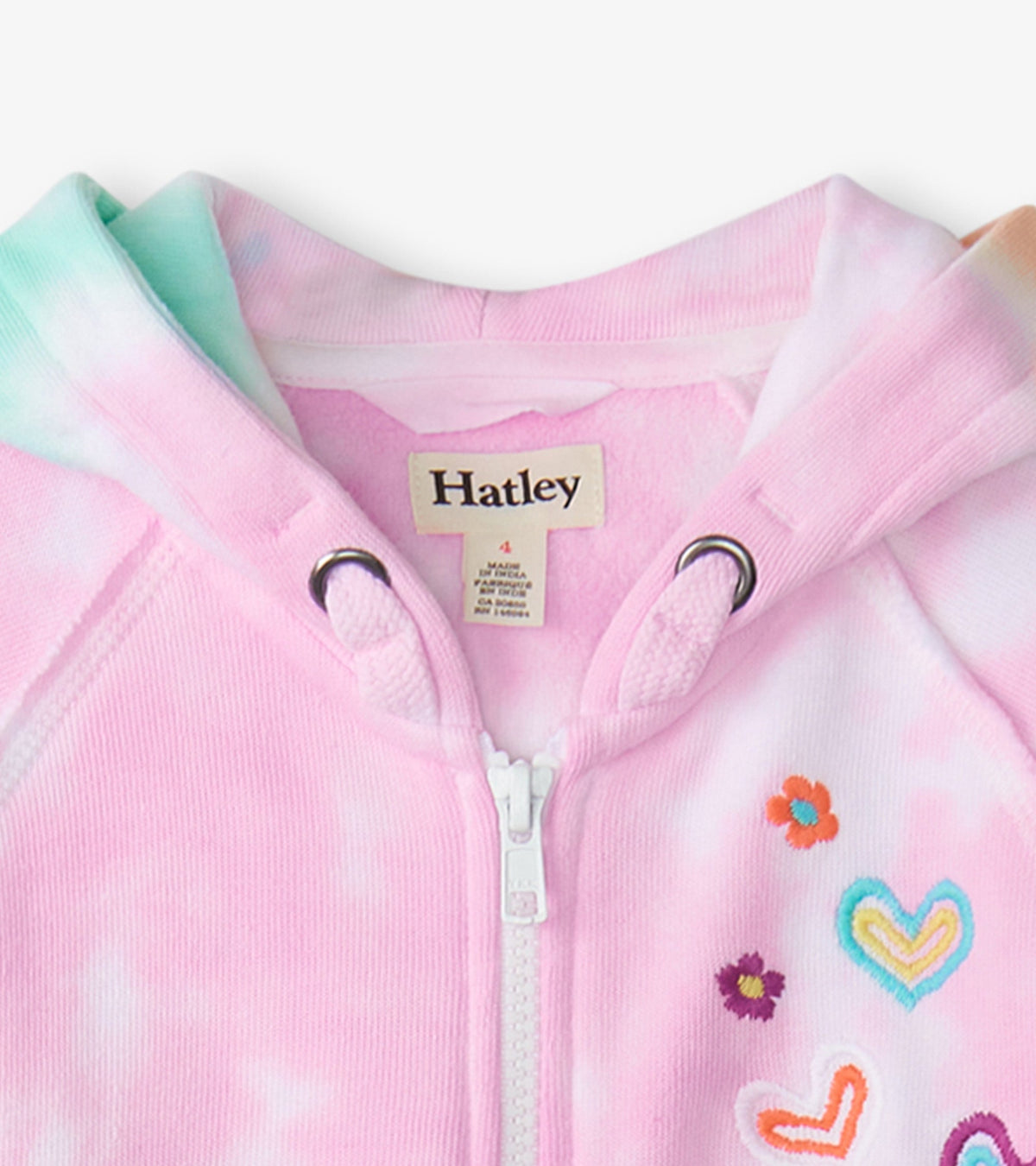 Girls Summer Waves Tie Dye Hoodie - Hatley Girls