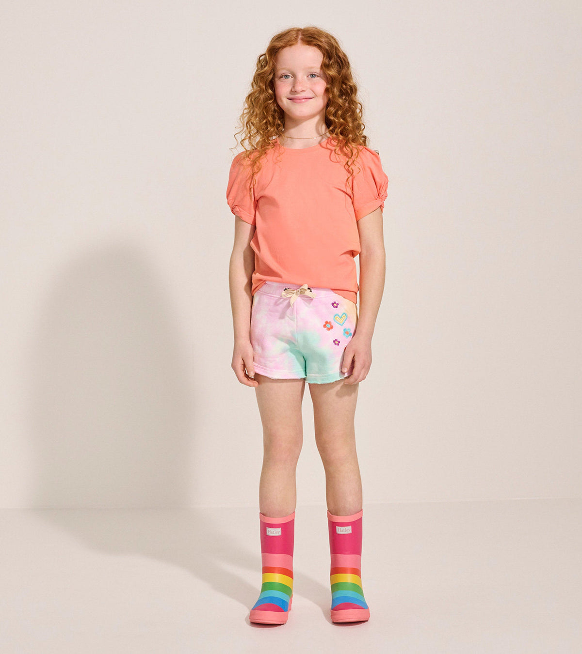 Girls Summer Waves Pull On Shorts - Hatley Girls