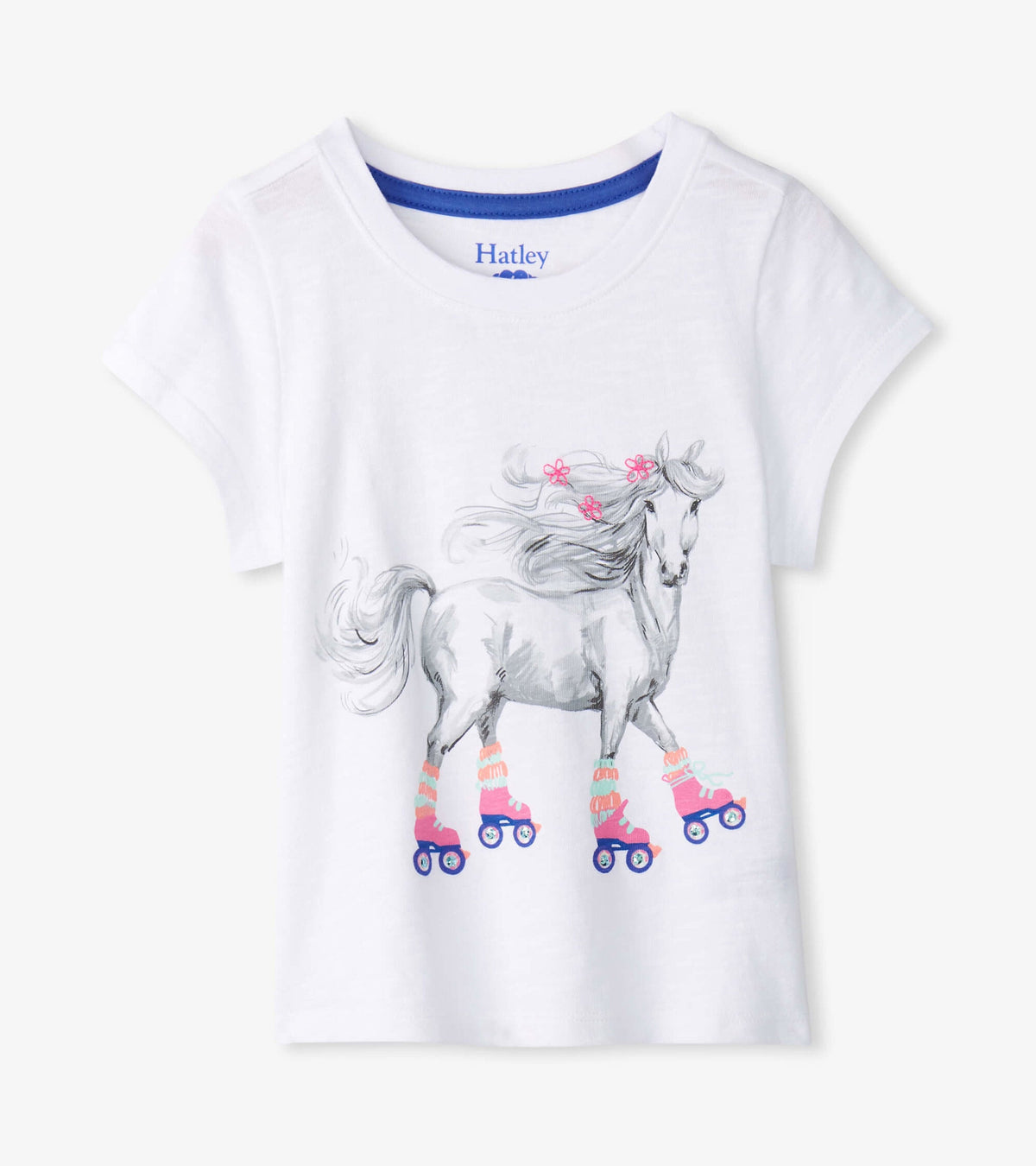 Girls Roller Skates Graphic Tee - Hatley Girls