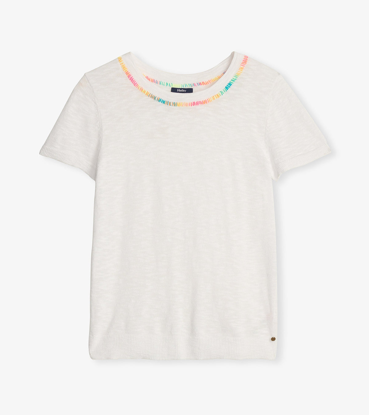 Simone Knit Tee - White - Hatley Women